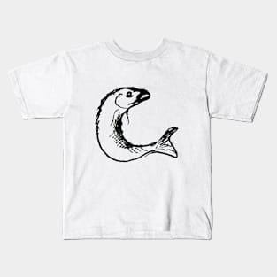 Fish doodle Kids T-Shirt